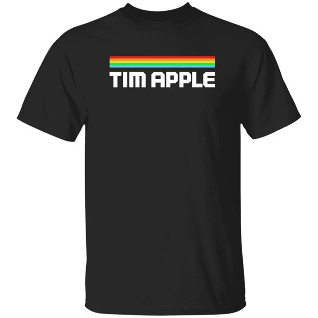 Cotton Bureau Merch Tim Apple Lines Shirt