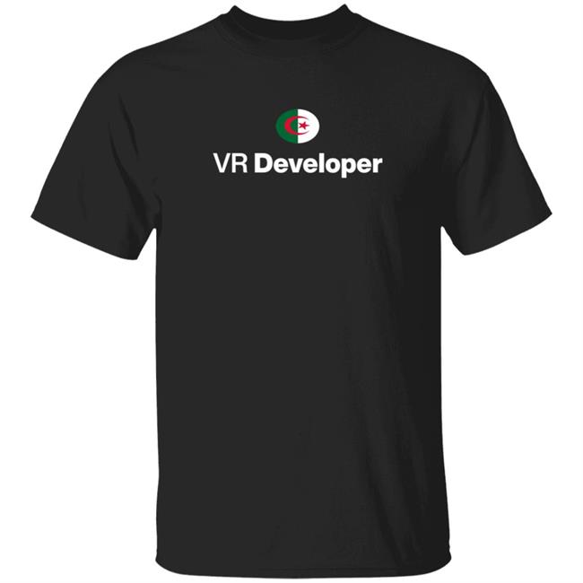 Nathie VR Developer T Shirt Virtual Reality Algeria