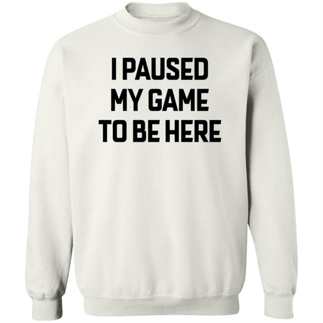 I Paused My Game To Be Here T Shirt Bruh I Paused My Game To Be Here T Shirt Bruh
