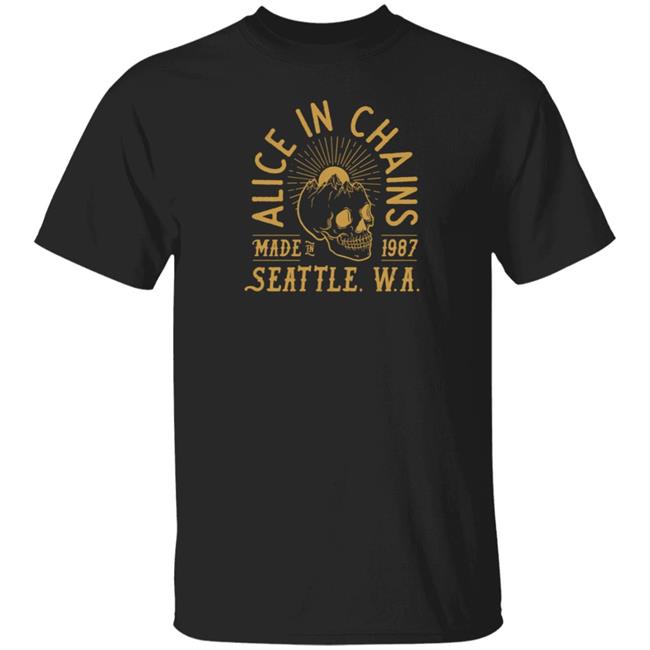 Kerin Cunningham Store Alice In Chains Made In 1987 Seattle W.A Shirt