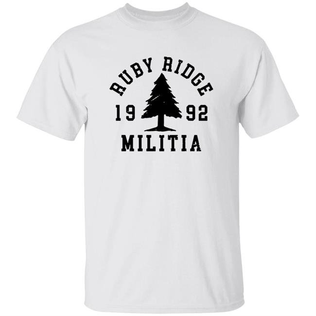 Kruschiki Supply Company Store Merch Ruby Ridge Militia Shirt