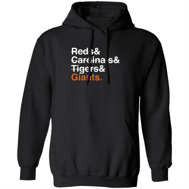 Therese Vinal Reds Cardinals Tigers Giants Hoodie