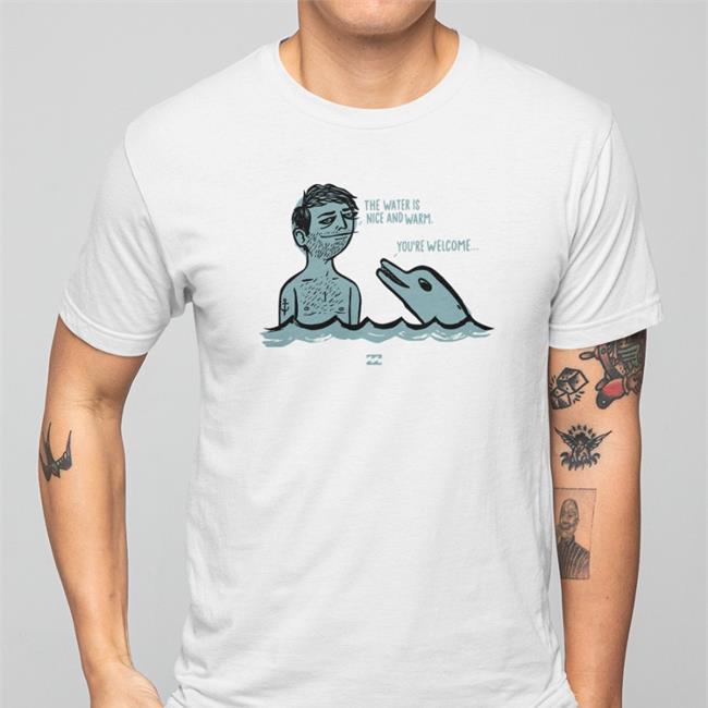 Billabong The Water Is Nice And Warm You're Welcome Tee Shirt Blursedimages