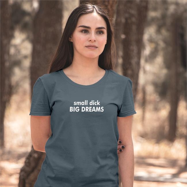 Small Dick Big Dreams Baseball Sleeve Tee