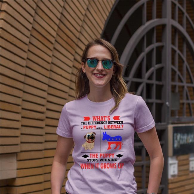 What's The Difference Between A Puppy And A Liberal Shirt By Cryptochronic?1776