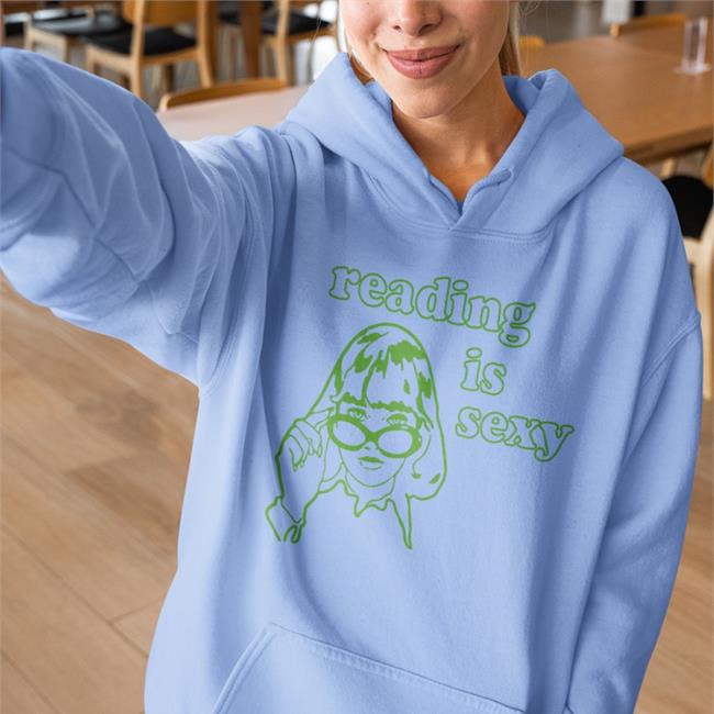 Original Reading Is Sexy Hoodies White Rory Thinker Thinkingrory