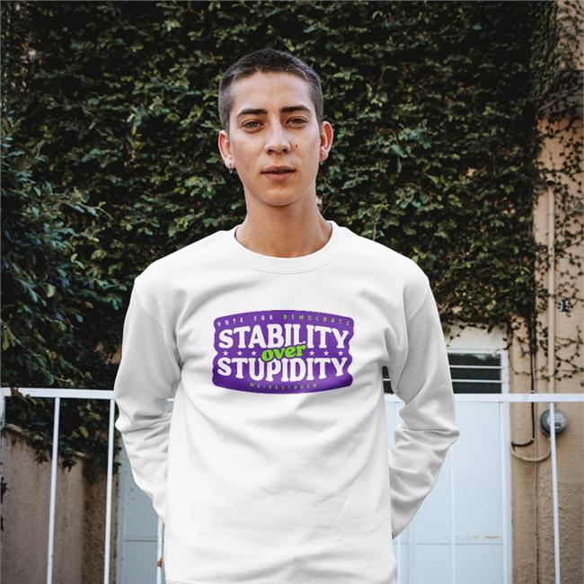 Vote For Democrats Stability Over Stupidity Tee Shirt