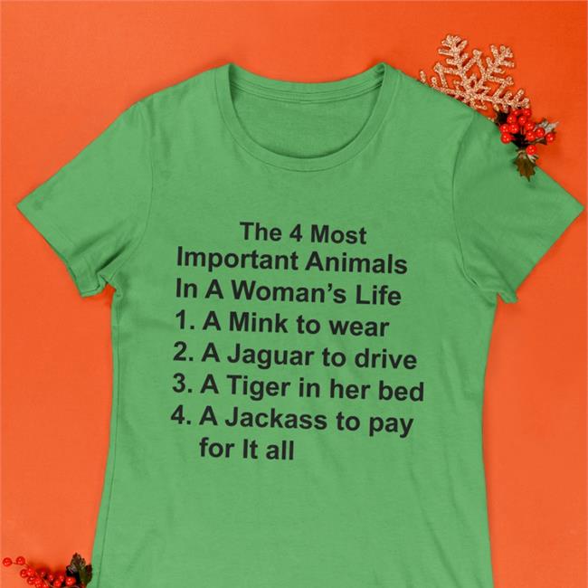 The 4 Most Important Animals In A Woman's Life Long Sleeve