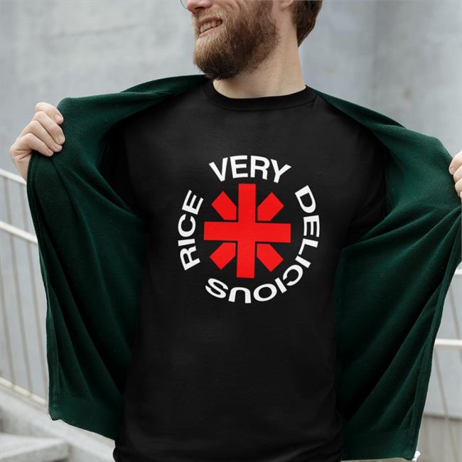 Weird Thrift Store Shirts Rice Very Delicious Tees Black Strangethrift
