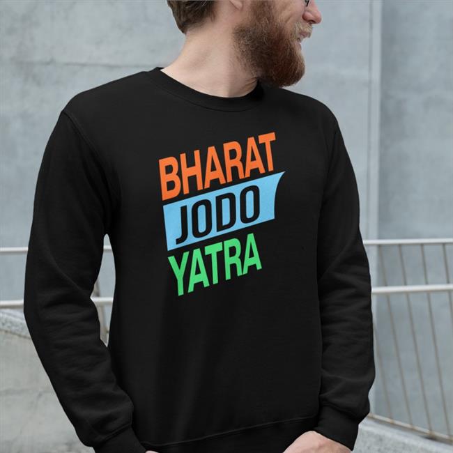 Thispodcastguy Bharat Jodo Yatra Tees Black Ashok Kashmir