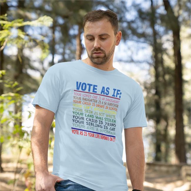 Vote As If Sweatshirt White RB Rbisrb