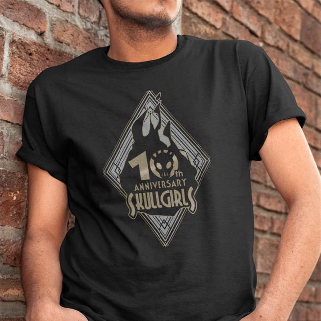 Skullgirls 10Th Anniversary T Shirt