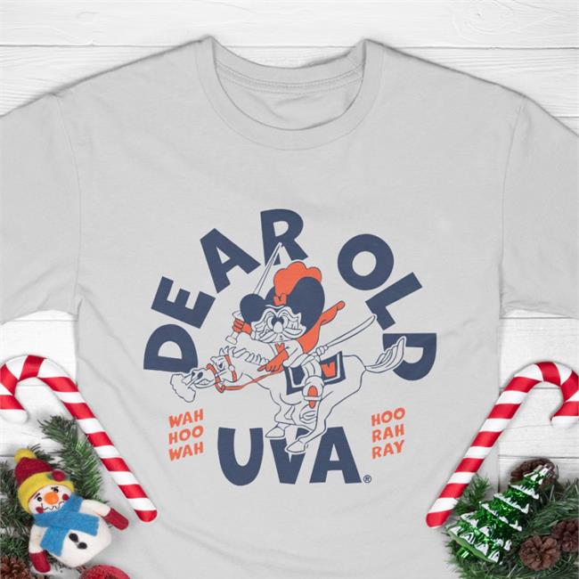 Home Field Store Merch Dear Old UVA Hoodies White Phony Bennett