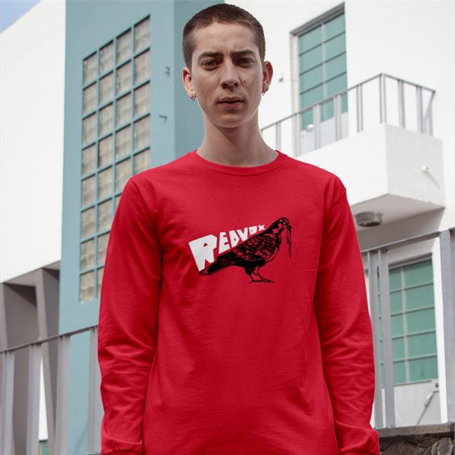 Red Vox Redvox Band Shop Noodle Pigeon Shirt