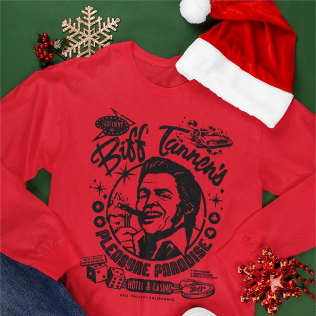 Fright-Rags Merch Biff Tannen's Pleasure Paradise Shirt Frightrags