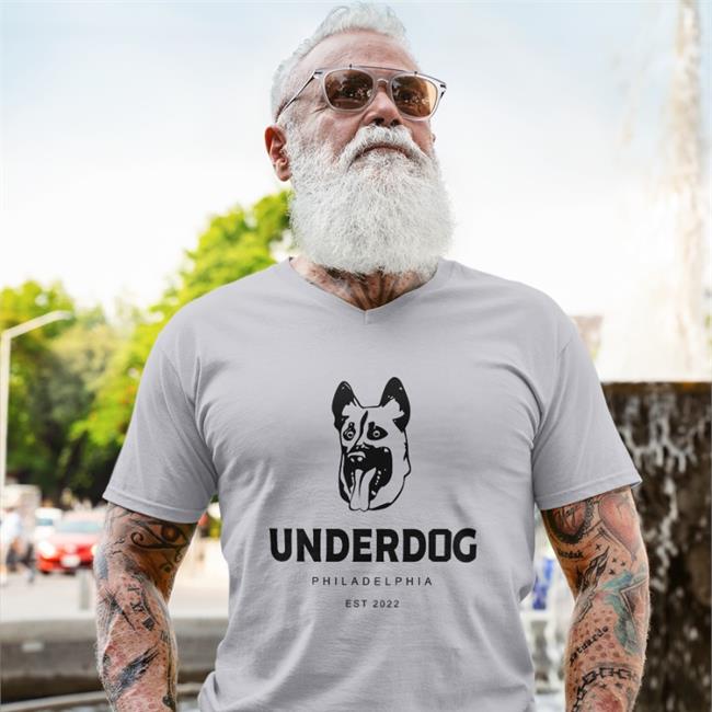 Jason Kelce Underdog Philadelphia Est 2022 Tee White John Clark