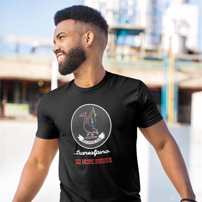 The Inclusive Hub Transalpino No More Knives Hoodie Black Liamstarkey84
