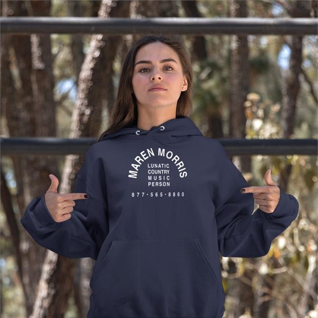 Lunatic Country Music Person 877-565-8860 Hoodie