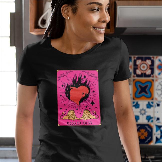 Demi Lovato Merch Burning Heart Shirt