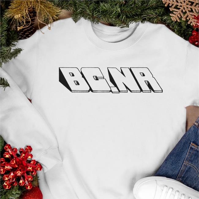 Black Country New Road Merch Bcnr Logo White Tee Shirt