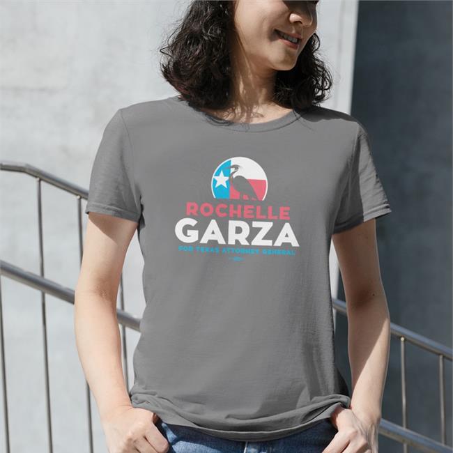 Rochelle Garza For Texas Attorney General Navy Tri-Colored Long Sleeve Rochelle Garza For Texas Merch