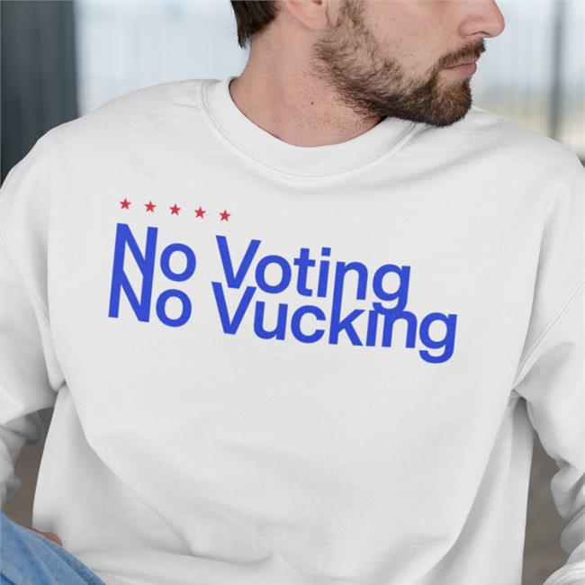 Blk Trina And Saucy Santana No Voting No Vucking Sweatshirt Big L Atlsolid