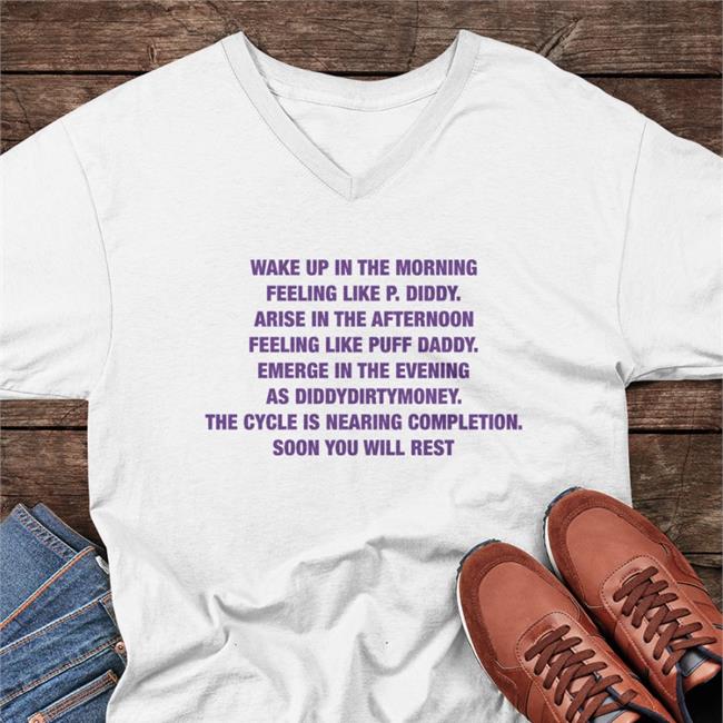 Wake Up In The Morning Shirt White