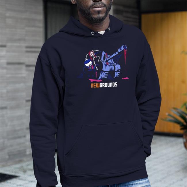 Halloween Newgrounds Hooded Sweatshirt Sharkrobot Merch Phantom Arcade