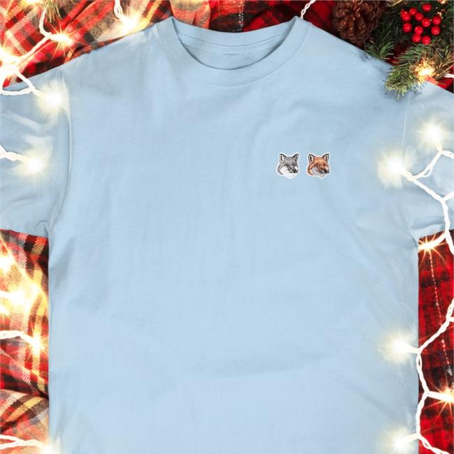 Lee Je-No Double Fox Head Patch Tee Shirt