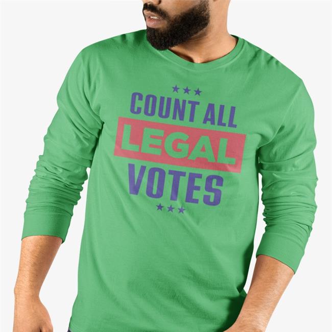 White Count All Legal Votes shirt Johnrockshomes John M. Cameron