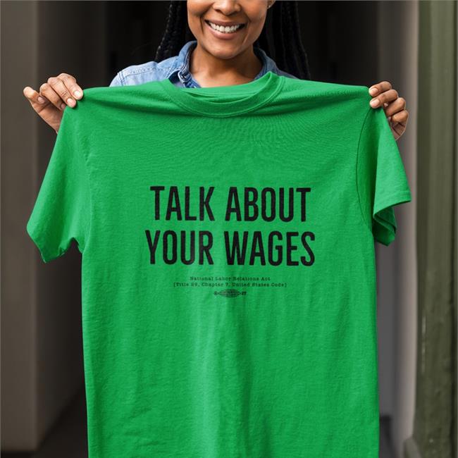 Solidarity Superstore Merch Talk About Your Wages Union Bug Recursion Long Sleeve Jorts And Jean