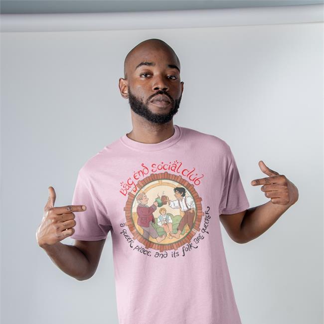 Bag End Social Club A Queer Place And Its For Are Queerer Shirts