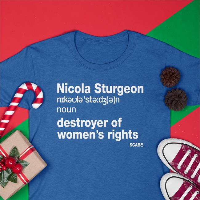 Jk Rowling Nicola Sturgeon Destroyer Of Women’s Rights Crewneck Black