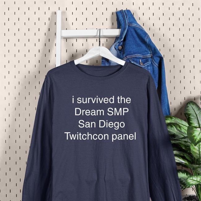 I Survived The Dream Smp San Diego Twitchcon Panel T Shirt Buttercupnom Black
