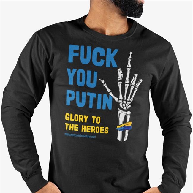 Jana Cernochova Fuck You Putin Glory To The Heroes Tee Shirt