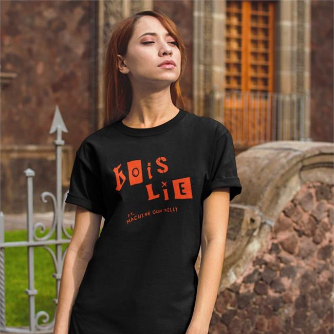 Bois Lie Hoodie Ft Machine Gun Kelly Avril Lavigne Merch
