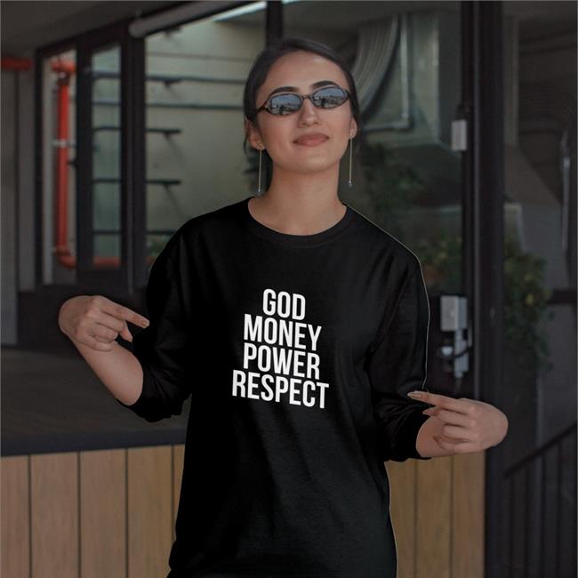 God Money Power Respect Tank Top Kambodejason
