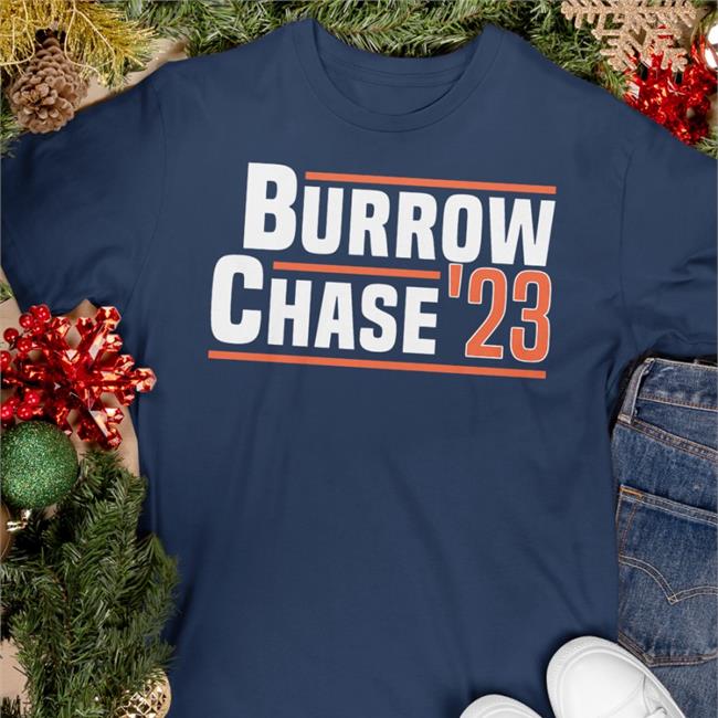 Cincinnati Clothing Burrow Chase 2023 Tee Shirt Cincyproblems Cin Clothing Co