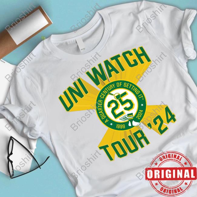 Uni Watch 25th-Anniversary Tour Tee