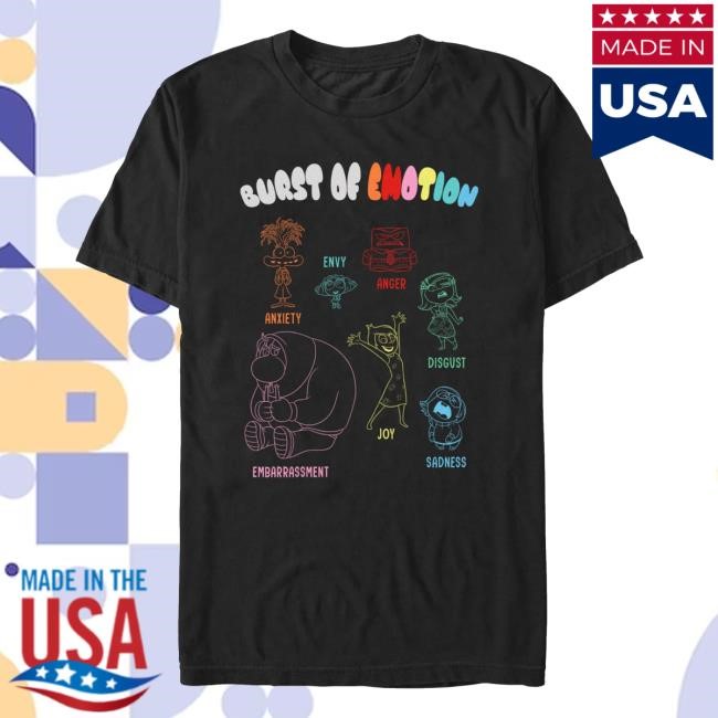 Official Regal Theatres Store Inside Out 2: Burst Of Emotion New Shirt
