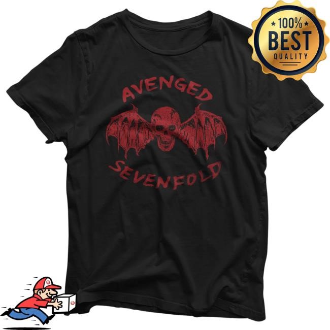 Official Avenged Sevenfold Wesbat Classic Red Concert - Top Shirt A7X World