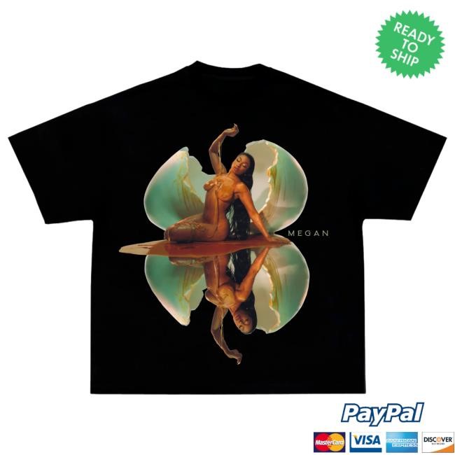 Official Megan Thee Stallion Merch Store Megan Black T Shirt Megan Thee Stallion