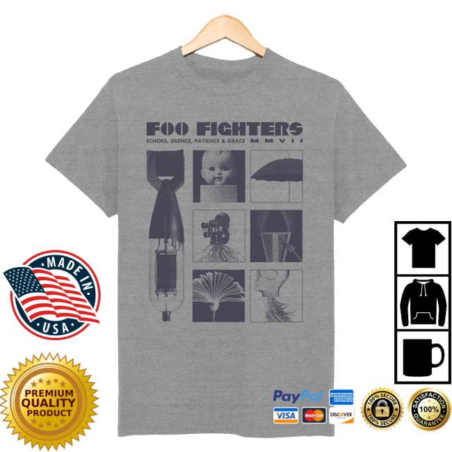 Official Backstreet Merch Foo Fighters Echoes, Silence, Patience & Grace Shirt FooFighters Store Shop