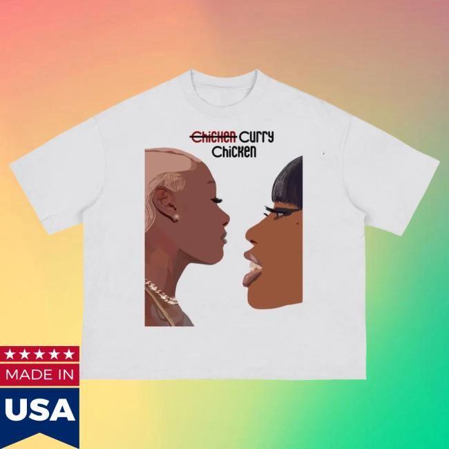 Official Nailah Blackman “Curry Chicken” Graphic Top Shirt