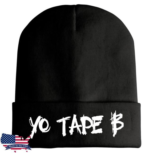 Official Tape B Merch Store Tapebstore Tape B Phase 2 Black Beanie Cap Tape B Apparel Clothing Shop