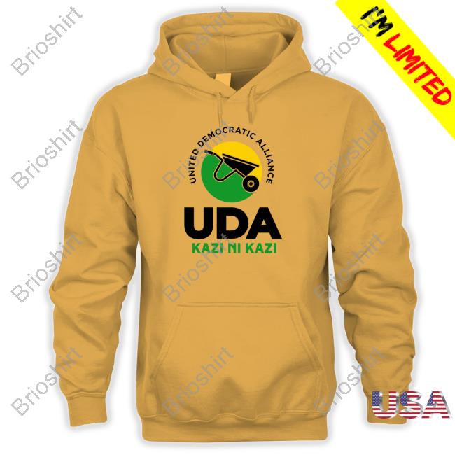 Official Ali Hassan Joho United Democratic Alliance Uda Kazi Ni Kazi Hoodie