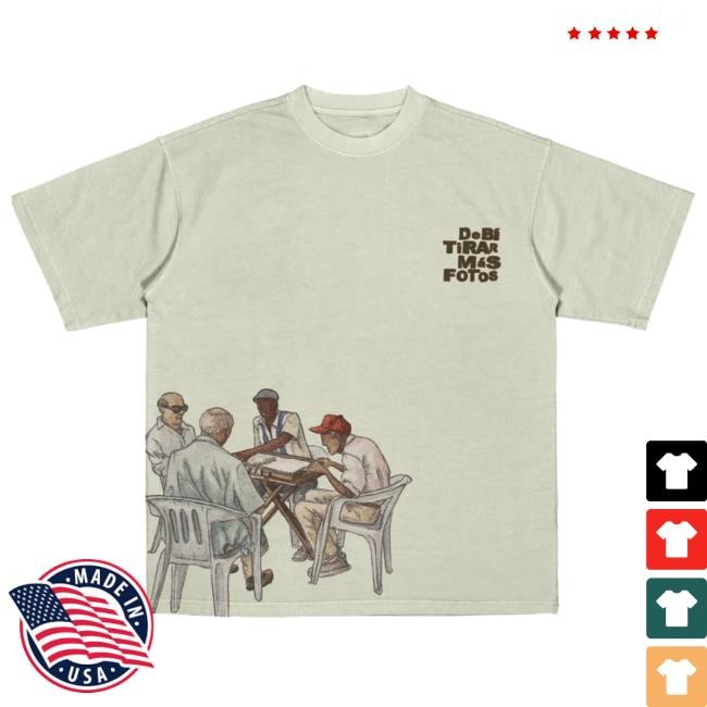 DTMF Juego de Dominó T Shirt Bad Bunny Merch DeBÍ TiRAR MáS FOToS