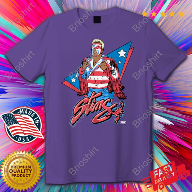 Official Shop AEW All Elite Wrestling Sting USA Retro Shirts