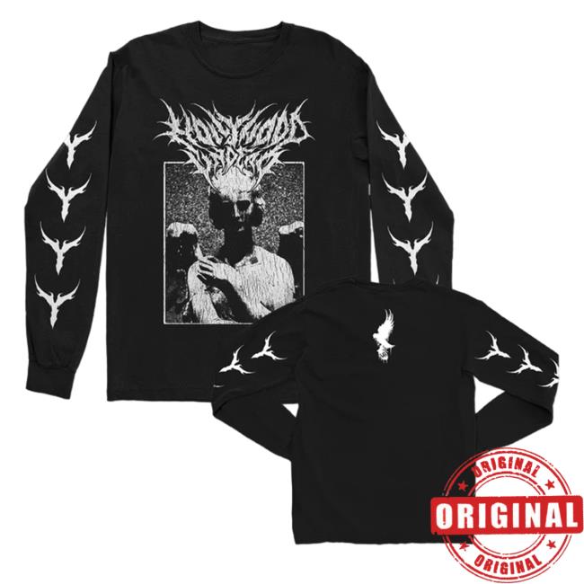 Hollywood Undead Merch Hollywood Undead Crying Statue Long Sleeve Shirt