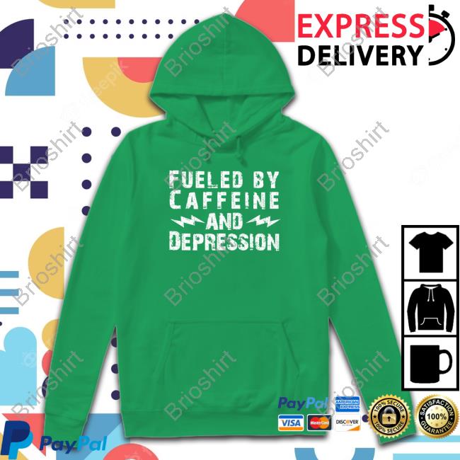 Official Bunker Branding Merch Fueled By Caffeine And Depression Unsubscribe T-Shirt